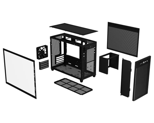 Kućište Asus Prime AP201 Tempered Glass, crno