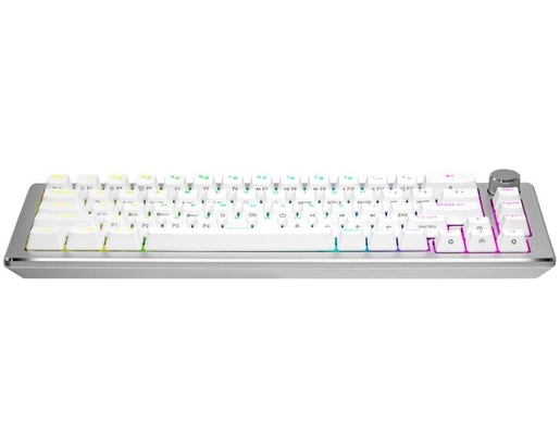 COOLER MASTER CK720 Gaming mehanička tastatura, brown switch, bela(CK-720-SKKM1-US)