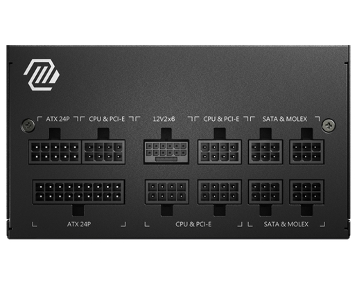 Napajanje MSI MAG A750GL PCIE5, 750W, 80 Plus Gold, modularno