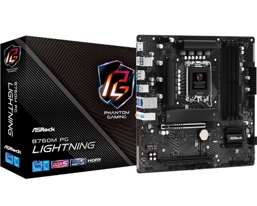 Matična ploča ASRock B760M PG LIGHTNING, Intel B760, LGA1700, mATX