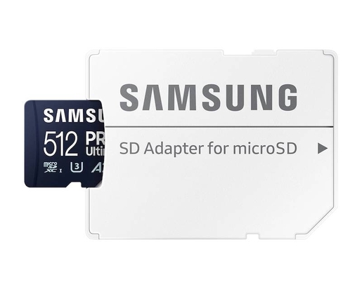 Memorijska kartica Samsung PRO Ultimate, microSDXC, 512GB, R200/W130 MB/s, U3 (MB-MY512SA)