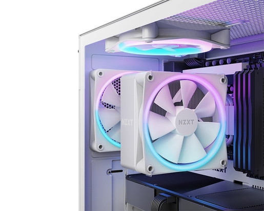 Procesorski kuler NZXT T120 RGB, beli (RC-TR120-W1)