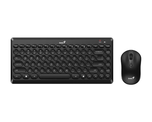 GENIUS LuxeMate Q8000 Wireless USB US crna tastatura + miš