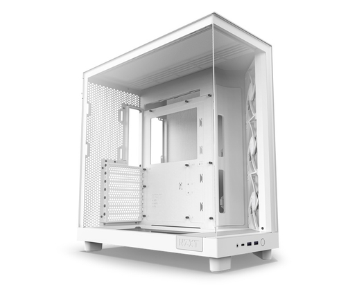 Kućište NZXT H6 Flow, belo (CC-H61FW-01)