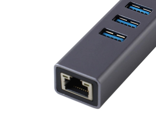 FAST ASIA Adapter-konvertor TIP C na 3xUSB 3.0+RJ45 meta