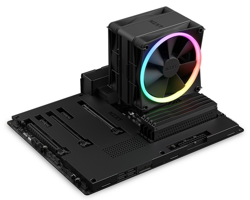Procesorski kuler NZXT T120 RGB, crni (RC-TR120-B1)