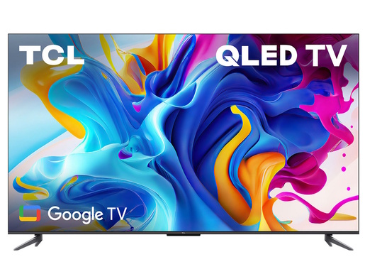TCL QLED TV 50C645, 4K Ultra HD, Google Smart TV, 4K HDR PRO, Motion Clarity, Game Master, HDMI 2.1, Bezeless slim metal