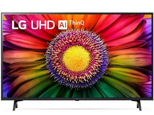 LG LED TV 65UR80003LJ, 4K Ultra HD, Smart TV, WebOS, HDR10 Pro, α5 AI procesor 4K Gen6, Magic Remote