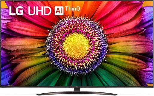 LG LED AI TV 55UR81003LJ, 4K Ultra HD, WebOS Smart TV, 4K HDR10 Pro, α5 AI Processor 4K Gen6, AI Sound Pro, 4K Upscaling, Magic Remote