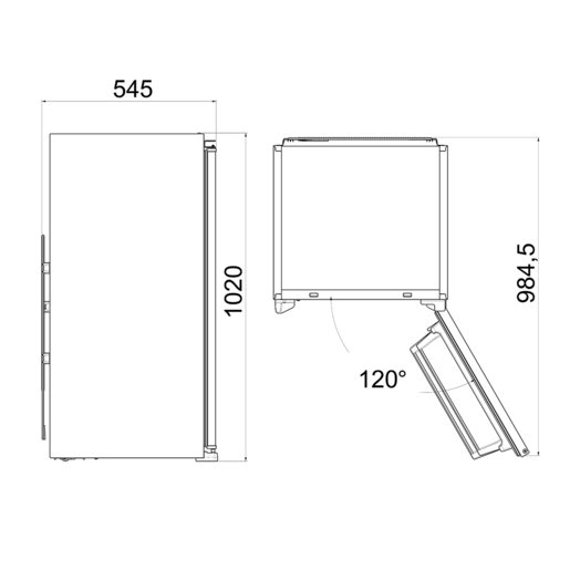 Vox ugradni frižider IKS 1800 E