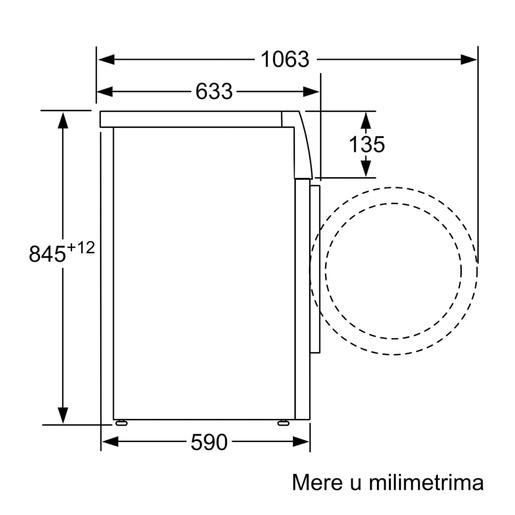 Bosch mašina za pranje veša WAN28060BY