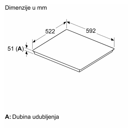 Bosch ugradna ploča PIE631HC1E