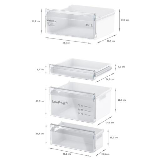 Bosch ugradni kombinovani frižider KIV86NSE0