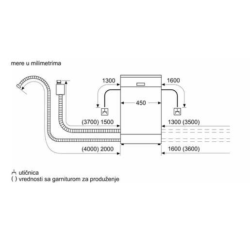Bosch ugradna mašina za pranje sudova SPV4EMX24E