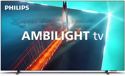 PHILIPS OLED TV 48OLED718/12, 4K Ultra HD, Smart TV, Android, Google TV™, Ambilight, VRR 120 Hz, Metalni okvir **MODEL 2023**