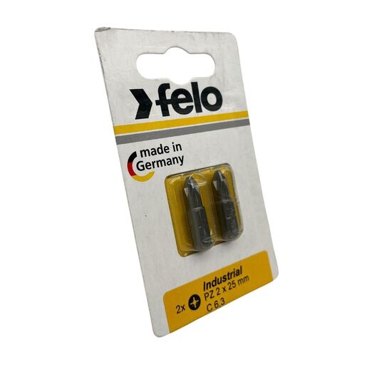 Bit felo industrial pozidriv pz2 x 25 02102036 2 kom u blisteru