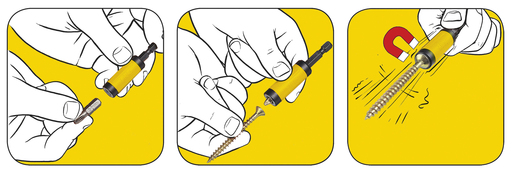 Držač bitova magnetni felo star 1/4 x 70 mm 03816594 u blisteru