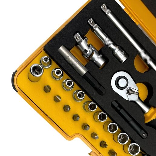 Set alata felo xl-strongbox r-go sa čegrtaljkom sl/hex/hex-nut/ph/sq 05783656 36 kom