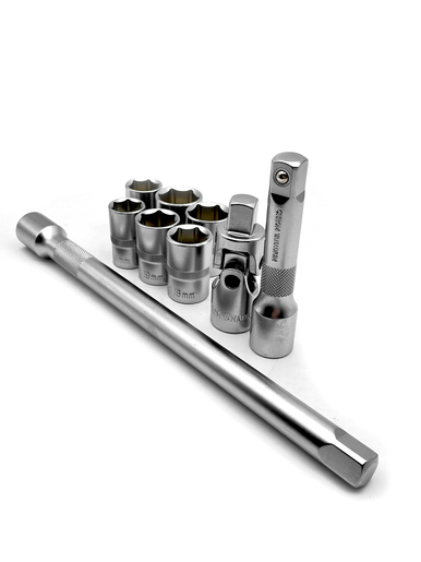 Set alata felo ergonic sa dugačkom čegrtaljkom 1/2 05681318 u kućištu