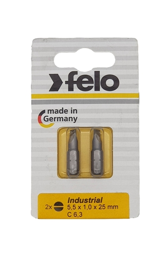 Bit felo industrial slot sl5,5 x 25 02052036 2 kom u blisteru