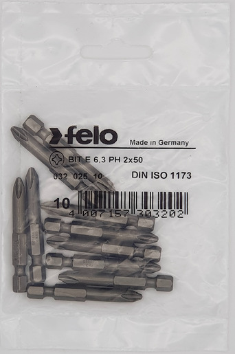 Bit felo industrial phillips ph2 x 50 03202510