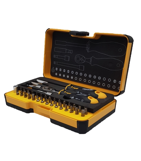 Set alata felo xl-strongbox r-go 36 sa čegrtaljkom sl/hex/ph/pz/tx/sq/sp 05783606 36 kom