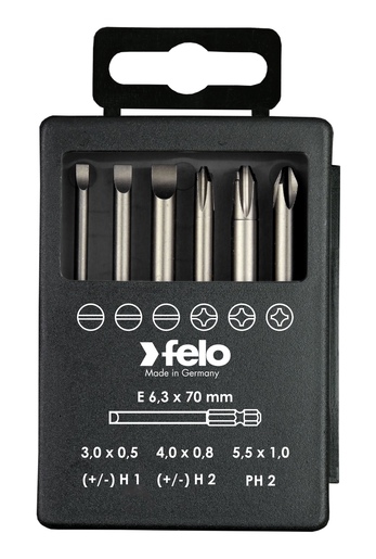Set bitova felo industrial bit-box profi 73 mm sl/ph/xeno 03292716 6 kom