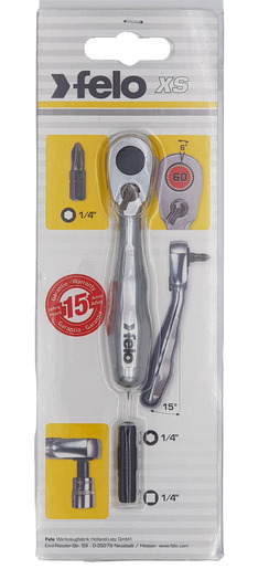 Mini čegrtaljka 1/4 felo ms 98 mm 05763501