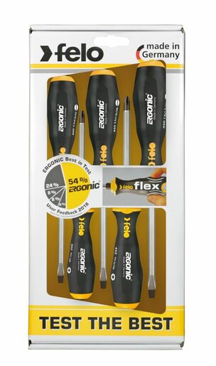 Set udarnih šrafcigera felo ergonic sl/ph 45095148 5 kom