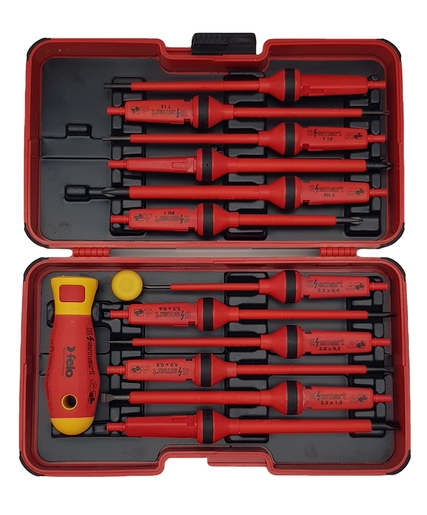 Set šrafcigera felo xl-strongbox e-smart vde sl/ph/pz/tx 06391306 13 kom