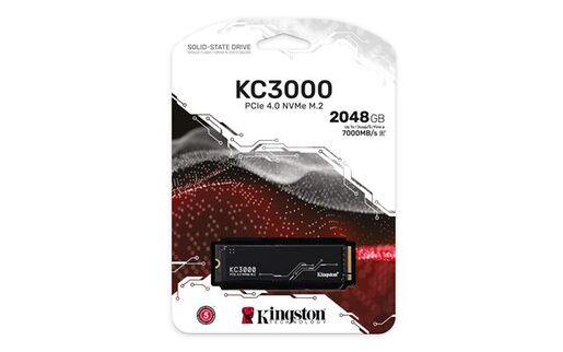 SSD 2TB Kingston KC3000 M.2 NVMe (SKC3000D/2048G)