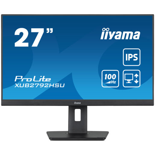 Monitor 27 IIYAMA ProLite XUB2792HSU-B6, FHD, IPS, AdaptiveSync, 100Hz, 0.4ms, HDMI, DP