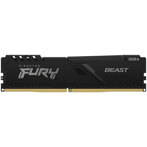 RAM memorija Kingston 16GB 3200MT/s DDR4 CL16 DIMM 1Gx8 FURY Beast Black, EAN: 740617319880