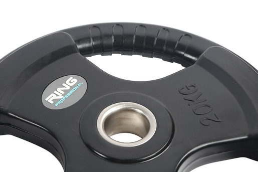 RING Olimpijski tegovi gumirani 2x20 kg-RX WP015-20