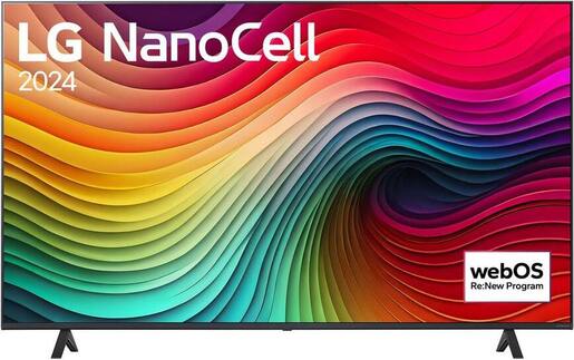 LG NanoCell TV 65NANO82T3B, 4K Ultra HD, Smart TV, WebOS, HDR10 Pro, α5 AI Processor 4K Gen7, Magic Remote **MODEL 2024**