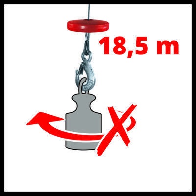 TC-EH 600, Dizalica sa sajlom