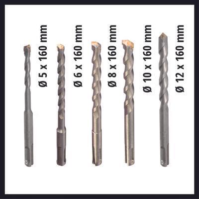 Einhell TE-HD 18 Li (1x2.5 Ah), Cordless Rotary Hammer, Akumulatorska čekić bušilica Set