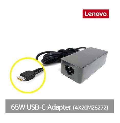 Punjač za laptopove Lenovo AC 65W (USB Type-C) EU 4X20M26272