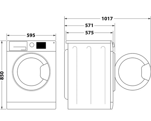 Whirlpool inverter mašina za pranje veša FFL 7259 W EE