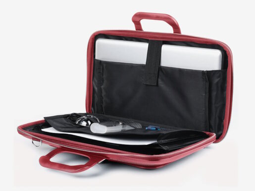 Torba Bombata Classic Plus 15,6" Borgogna red/Crvena
