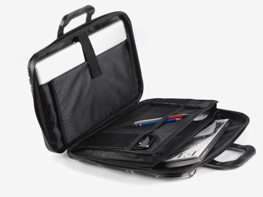 Torba Bombata Black&White 15,6"/Crna