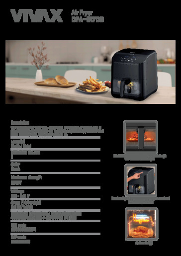VIVAX HOME friteza DFA-617DB