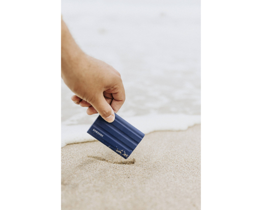 SSD Eksterni 1TB Samsung Portable T7 Shield Blue USB 3.2 MU-PE1T0R/EU