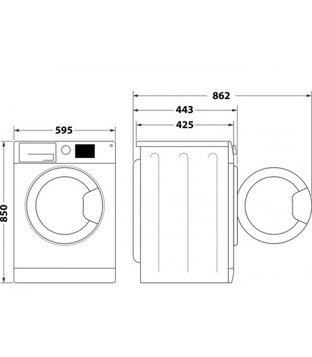 Indesit inverter mašina za pranje veša MTWSE 61294 WK EE