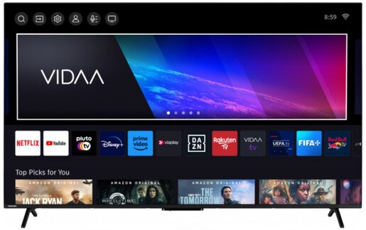 TOSHIBA LED TV 65UV2463DG, 4K Ultra HD, Smart TV, VIDAA OS, Dolby Audio, Dolby Vision HDR