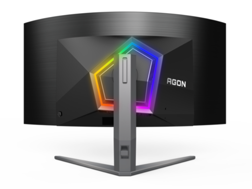 Monitor 44.5 AOC AGON AG456UCZD, WQHD, OLED, Adaptive Sync, G-SYNC, zakrivljeni, 240Hz, 0.03ms, HDMI, DP, gaming