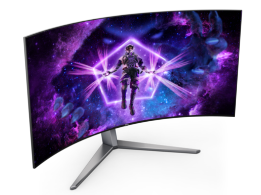 Monitor 44.5 AOC AGON AG456UCZD, WQHD, OLED, Adaptive Sync, G-SYNC, zakrivljeni, 240Hz, 0.03ms, HDMI, DP, gaming