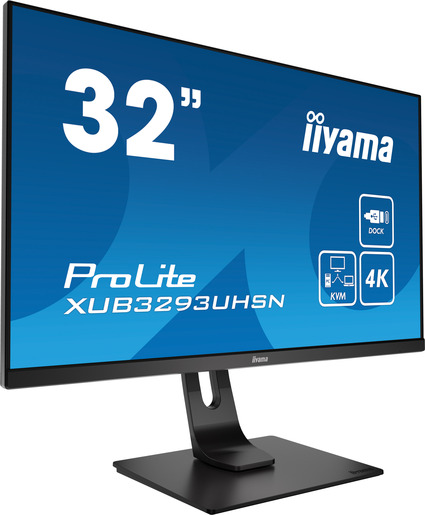 Monitor 31.5 IIYAMA Prolite XUB3293UHSN-B5, 4K UHD, IPS, 60Hz, 4ms, HDMI, DP