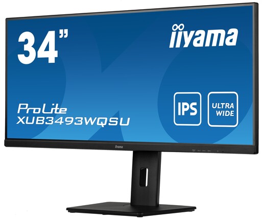 Monitor 34 IIYAMA ProLite XUB3493WQSU-B5, UWQHD, IPS, AdaptiveSync, 75Hz, 4ms, HDMI, DP