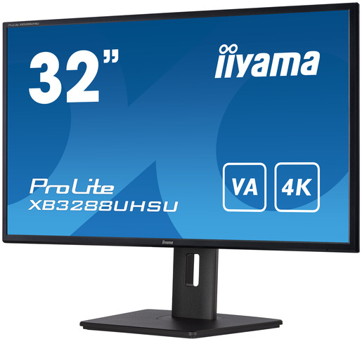 Monitor 31.5 IIYAMA ProLite XB3288UHSU-B5, 4K UHD, VA, FreeSync, 60Hz, 3ms, HDMI, DP